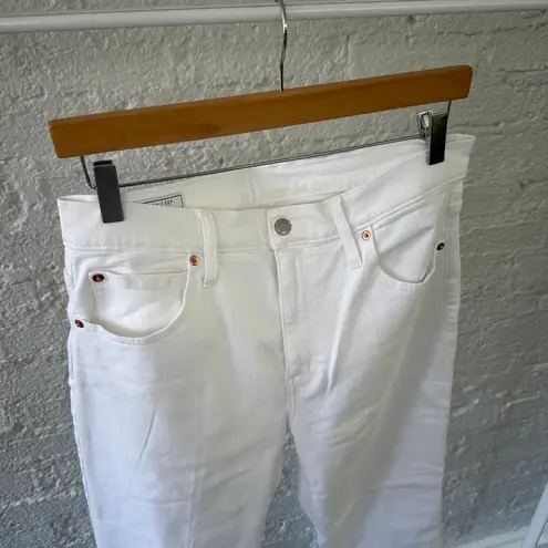 Gap High-rise Kick Fit White Denim