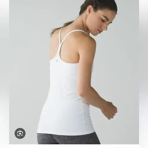 Lululemon  White Power Y tank