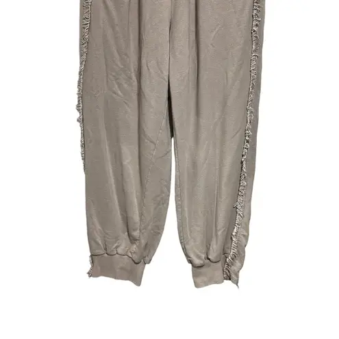 Free People Movement  S Super High Rise Joggers Ankle Length Ruffled Sweatpants