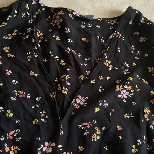 City Chic Women's Plus
Sz M Floral Black