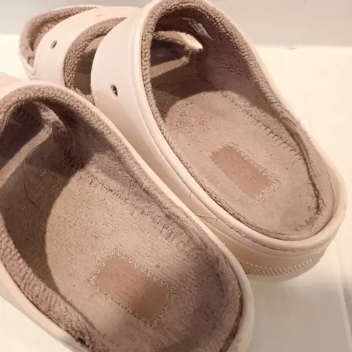 Crocs  Classic Cozzzy Towel Slide Sandals-Size 7-Quartz-Terry Lined-Comfort - Image 9