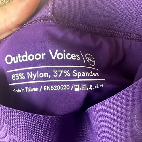 Outdoor Voices Outdoor‎ Voices SuperForm 1.5" Bloomer Acai XXS NWT