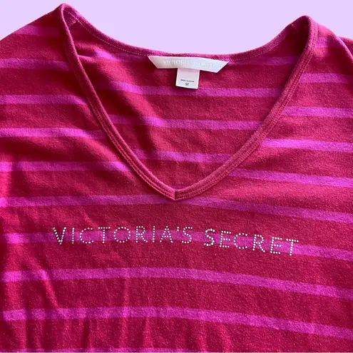 Victoria's Secret Vintage y2k  Women Pink Long Sleeve T-Shirt Dress 🔥