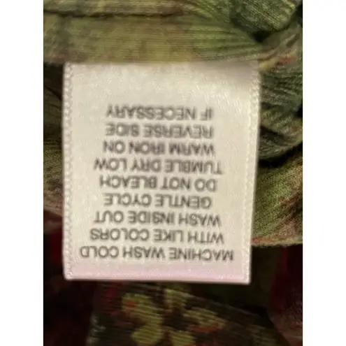 Christopher & Banks Corduroy Jacket Women’s M 100% Cotton Red Green Used