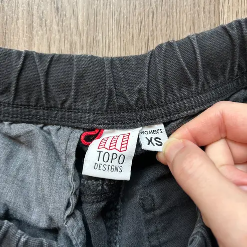 Topo Designs Women's Classic Dirt Jeans Pants Dark Charcoal Gray Black Size XS