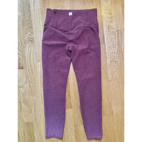 Vuori Women's Clean Elevation Leggings Pink Unsized Small Zip Pocket EUC