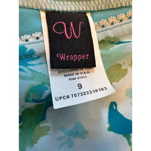 Wrapper Vintage Womens Y2K Fairy Dress Blue Knee Length Flowy Fits a size SMALL