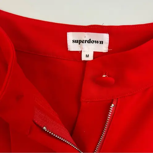 superdown  Wendy Angle Down Red Trouser Pants Size Medium