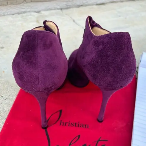 Christian Louboutin  Bijou booties. Purple Size: 38.5 us 8/8.5