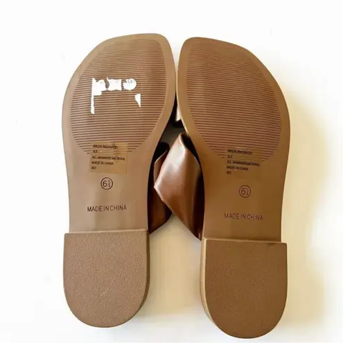 Steve Madden Steve‎ Madden Square Toe Rivet Slide Sandal Women’s Size 6.5 Vegan Leather NWOT - Image 3