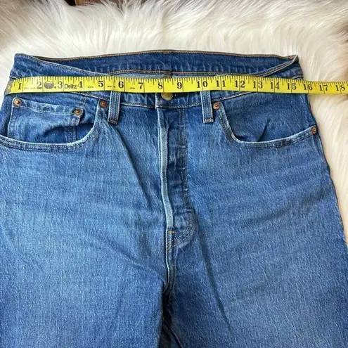 Levi's  501 Blue Straight Leg High Rise Button Fly Jeans Size 31
