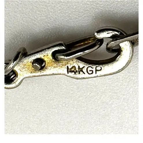 14k gold plated long ball chain necklace