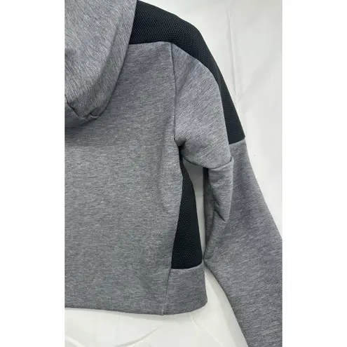 Under Armour  Women's Jacket Sweatshirt Hoodie Fitted 1314255 Gray Black M