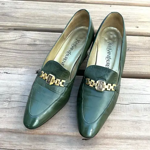 Saint Laurent YVES 🌹Stylish elegant leather shoes