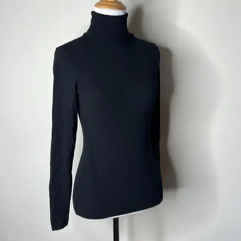 Diane Von Furstenberg  Black Jelena Turtleneck