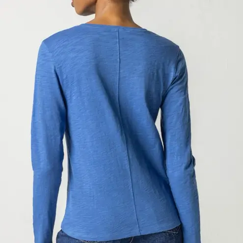 Lilla P long sleeve back seam blue Crewneck size M Size M