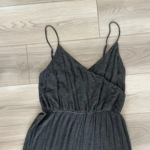 Abound Women's Gray Sleeveless Wide Leg Jumpsuit Casual Summer Romper XL