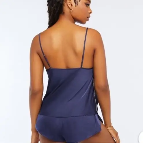 Savagexfenty NWT Savage X Fenty Satin Camisole Sleep Shorts Set (Black) - small