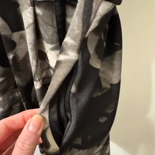 Mossimo Supply Co Black and Gray Fit and Flare Mini Dress