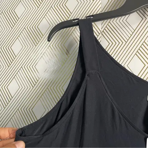 Soma Bliss knit scarf tunic SZ M Black Size M