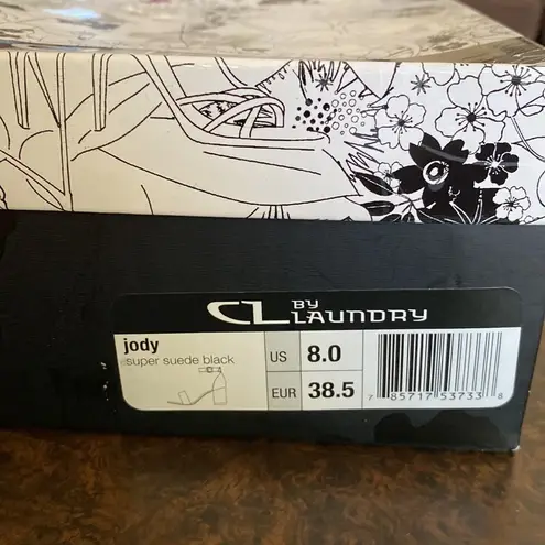 CL by Laundry Jody Sandal in Super Suede Black