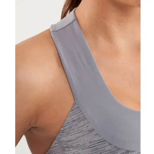 Lululemon  Scoop Neck Tank Wee Are From Space Coal Fossil Top Size 8