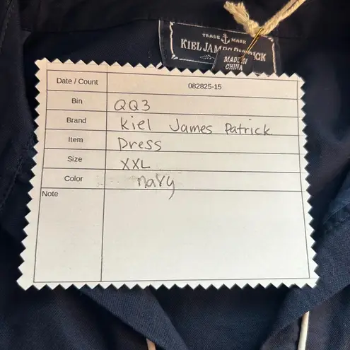 Kiel James Patrick Womans Dress Size XXL Navy Nautical Preppy Old Money Coastal