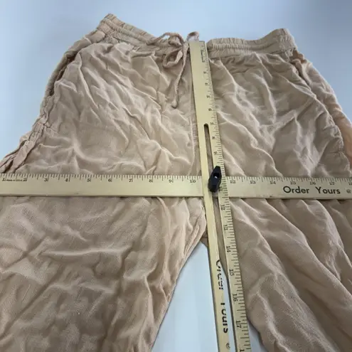 ONIA Pants Womens Medium Sunset Stand Wide Leg Flowy Sheer High Slit Coastal