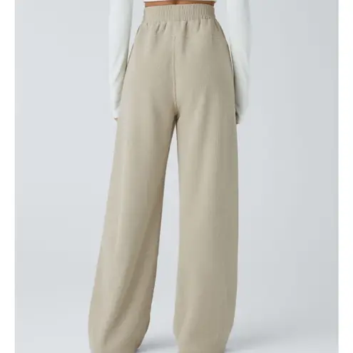 Halara High Waisted Pocket Straight Leg Mop Corduroy Casual Pants Large Tall