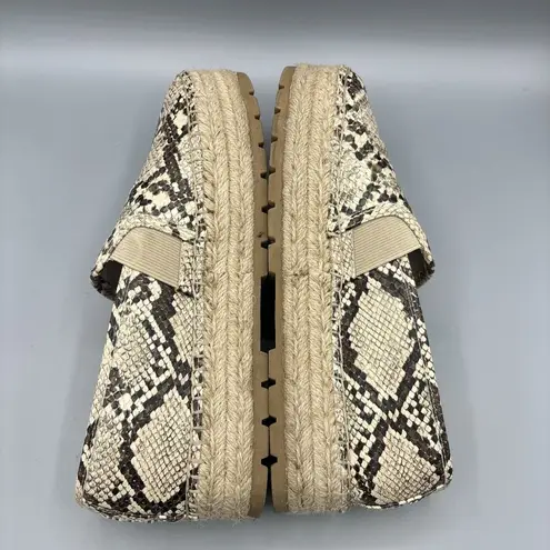 Circus by Sam Edelman Snakeskin Espadrille Slip On Shoes Women’s 9
