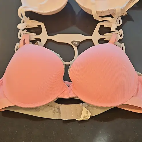 Laura Ashley ππ 3 Pack Super Soft Comfort Push Up Bras ~ Multi-Color 36C NWT