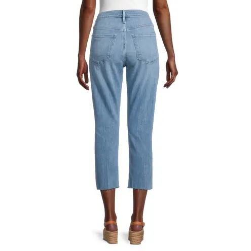 Frame Le Beau Distressed Crop Straight Leg Jeans Size 23