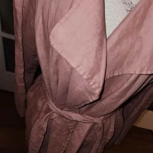 Catherine Malandrino  Womens Linen‎ Wrap Dress Medium