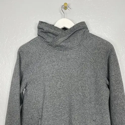 Lululemon  Women 6 Heathered Gray Hoodie Sweatshirt Kangaroo Pocket Thumbholes