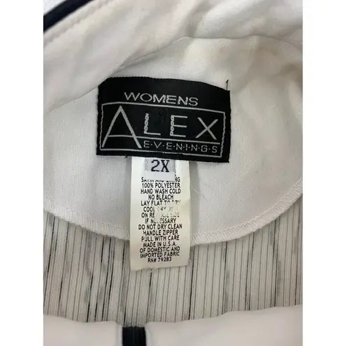 Alex Evenings Women's Sparkling Zipper Casual Sweater