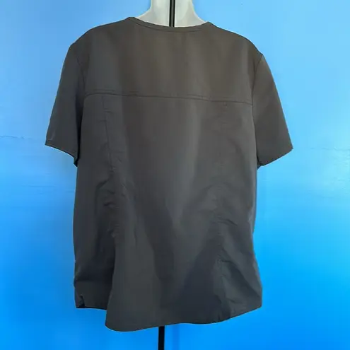 Scrubstar  Dark Gray Short Sleeve Scrub Top Size XL