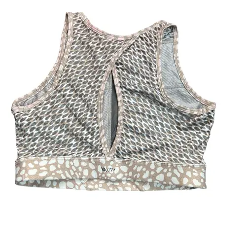 Peloton x WITH Wear It to Heart Sports Bra Size Medium Workout Active
