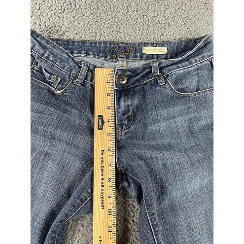 Chip And Pepper Jeans Women 28x30 Low Rise Bootcut Western Festival Boho Jr 7 Blue Size 27