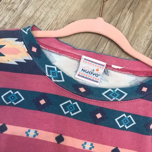 Vintage Nuovo Aztec Long Sleeve Crew size Med