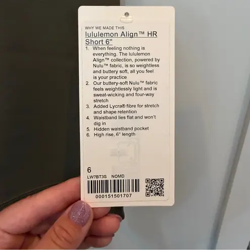 Lululemon  Align™ High-Rise Short 6" - nomad thumbnail 2