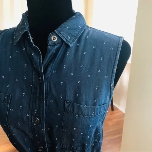 Max jeans New  Demin Button Down Dress sz M