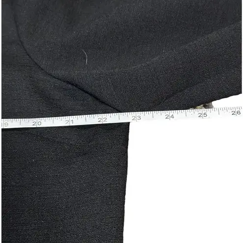 JM Collection JM Collections Black Cropped Long Sleeve Blazer Jacket Size XL