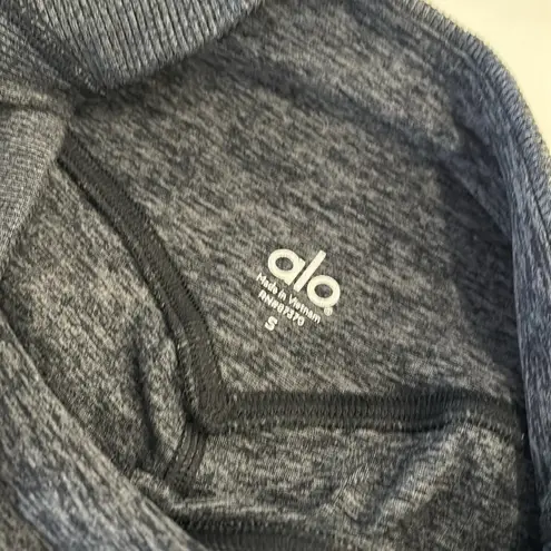 Alo Yoga Alo High Waist Alosoft Lounge Legging in Heathered Navy