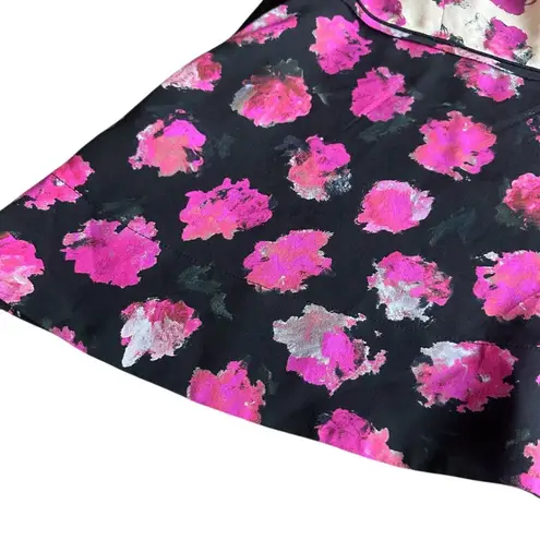 Proenza Schouler 100% Silk Sleeveless Blouse Floral Print Top Shirt Size 10