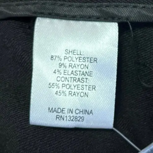 L'Academie Bella Women's Black Pleated High Waist Mini A-Line Flared Skirt Sz M