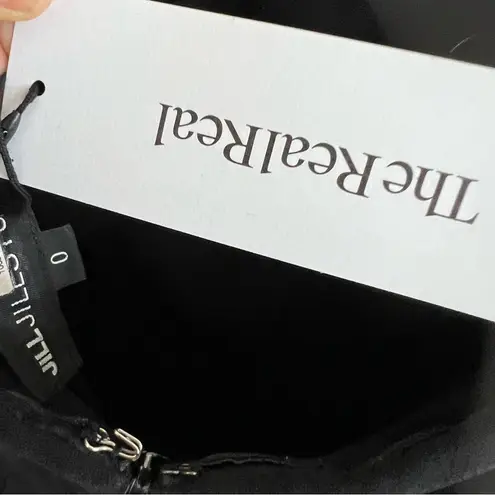 Jill Stuart Jill Structured Black Strapless Jumpsuit Black Classic 0