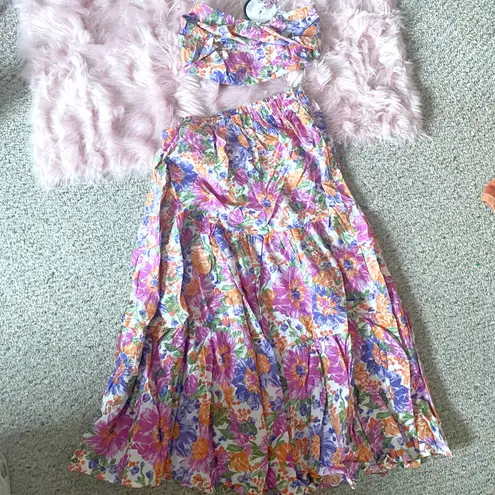 Hello Molly So Particular Crop Top & Skirt Set 