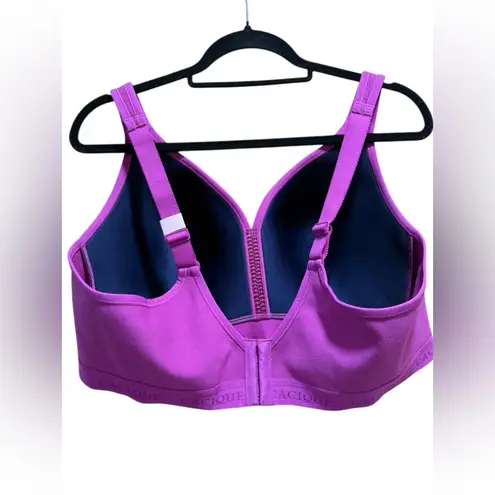 Cacique Cotton Collection Lightly Lined No-Wire Bra 46D – NWT Purple Lane Bryant