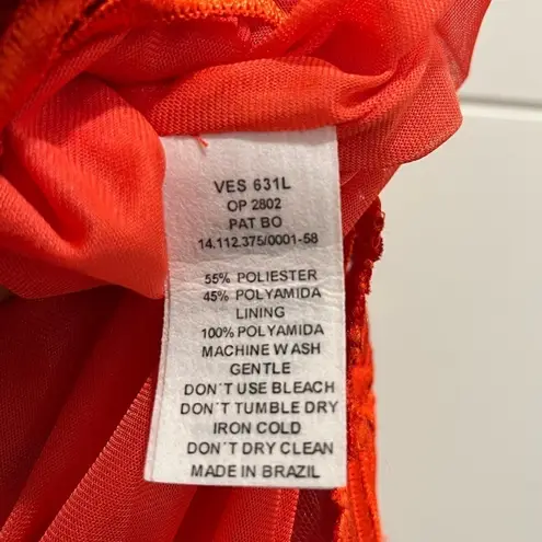 Red PatBO Crochet Maxi Dress Size 10