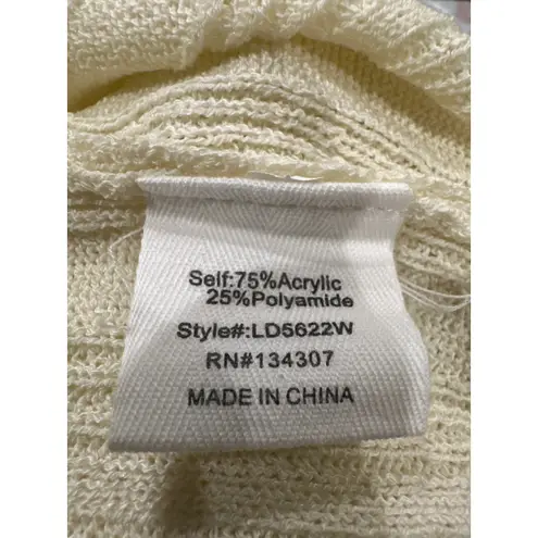 Line and Dot Carra Womens Crochet Maxi Bodycon Dress Size XS Cream